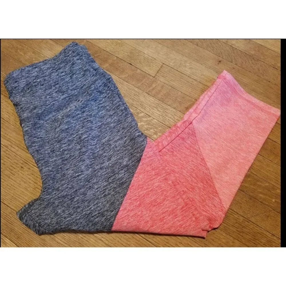 Avia/Athletic SET OF 3 S (4-6) Legging. Avia is a matching set of raserback tank